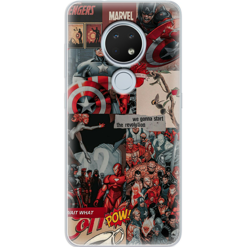Чехол Uprint Nokia 7.2 Marvel Avengers