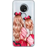 Прозрачный чехол Uprint Nokia 7.2 Mouse Girls