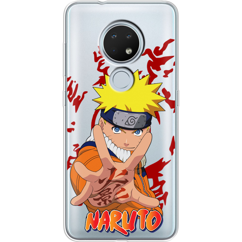 Прозрачный чехол Uprint Nokia 7.2 Naruto