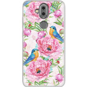 Чехол Uprint Nokia 8.1 Birds and Flowers