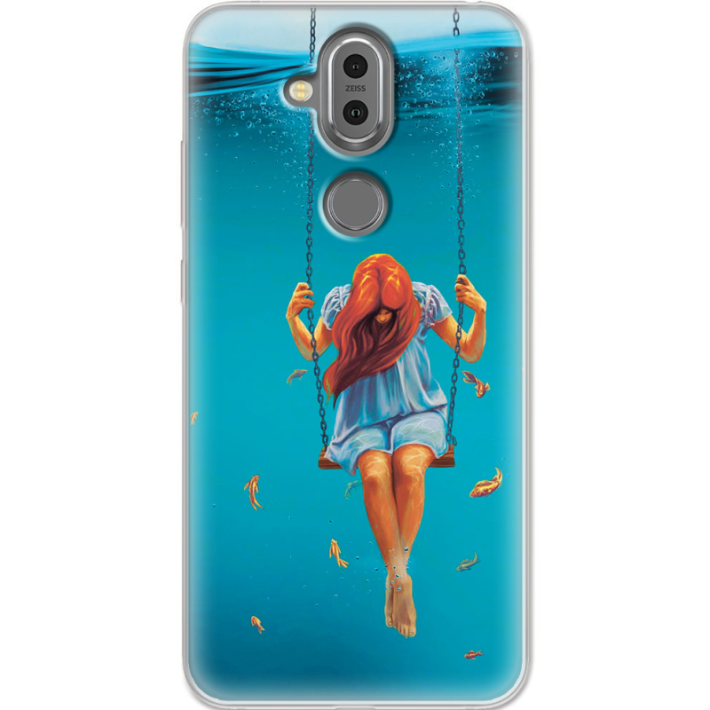 Чехол Uprint Nokia 8.1 Girl In The Sea