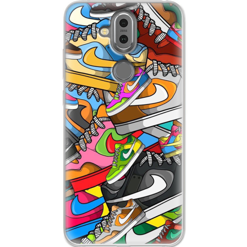 Чехол Uprint Nokia 8.1 Sneakers