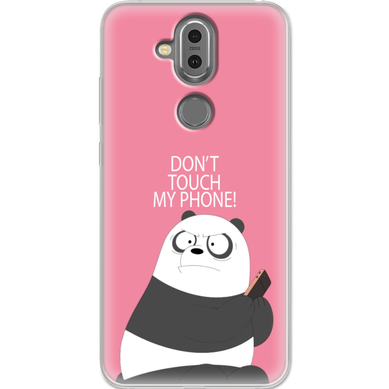 Чехол Uprint Nokia 8.1 Dont Touch My Phone Panda