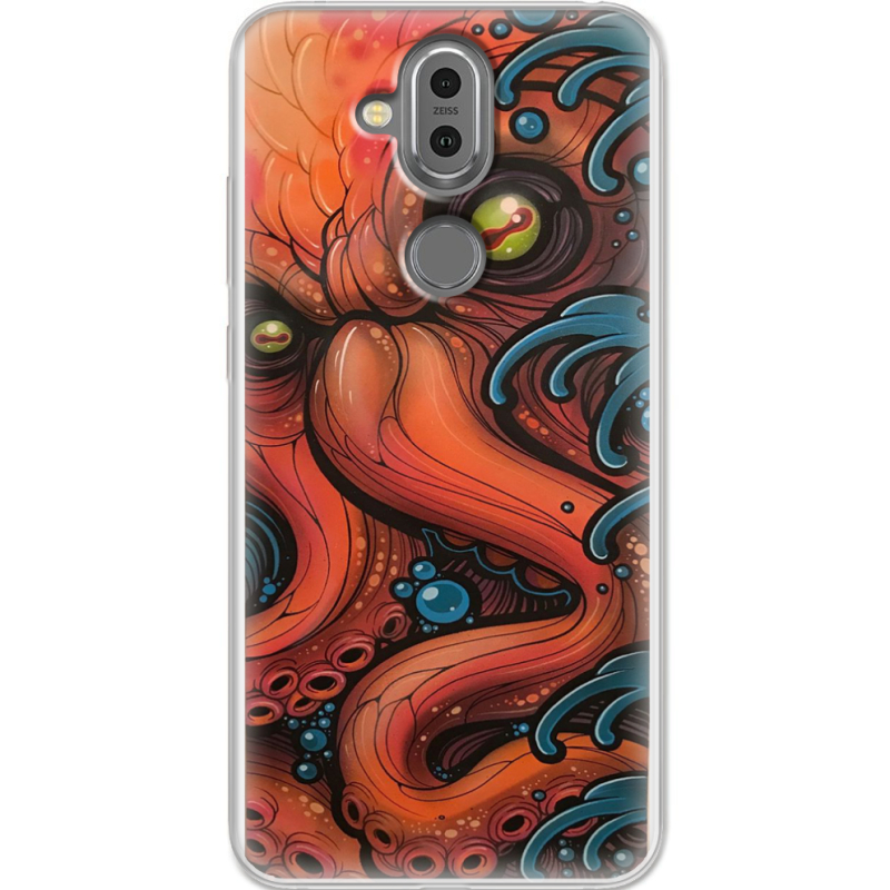 Чехол Uprint Nokia 8.1 Octopus