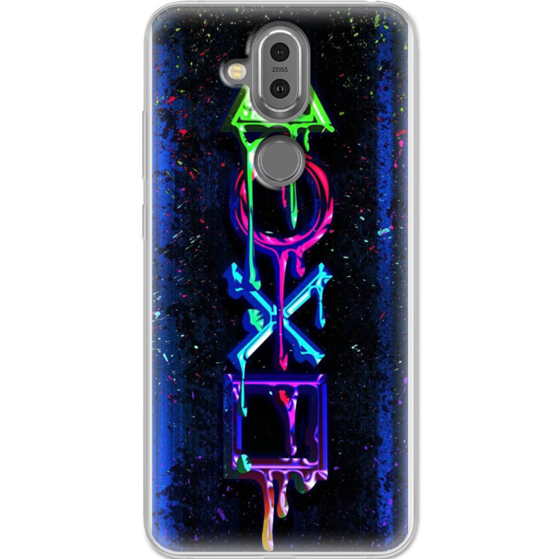 Чехол Uprint Nokia 8.1 Graffiti symbols