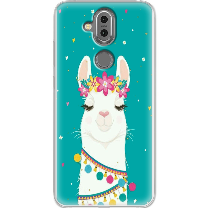 Чехол Uprint Nokia 8.1 Cold Llama