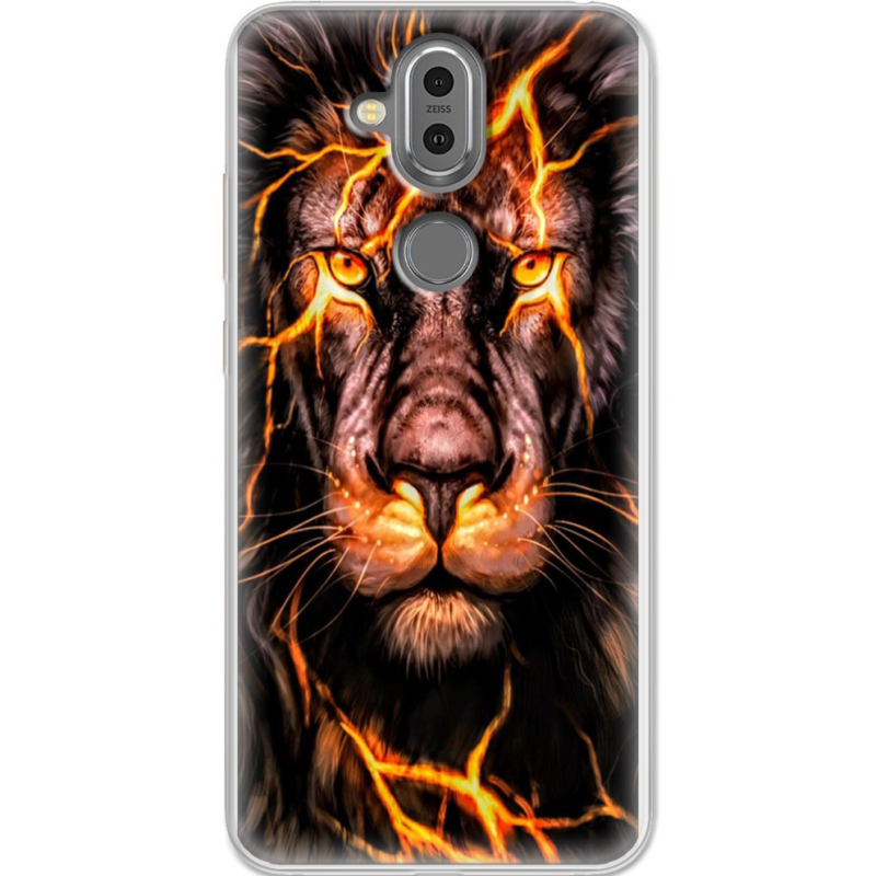 Чехол Uprint Nokia 8.1 Fire Lion