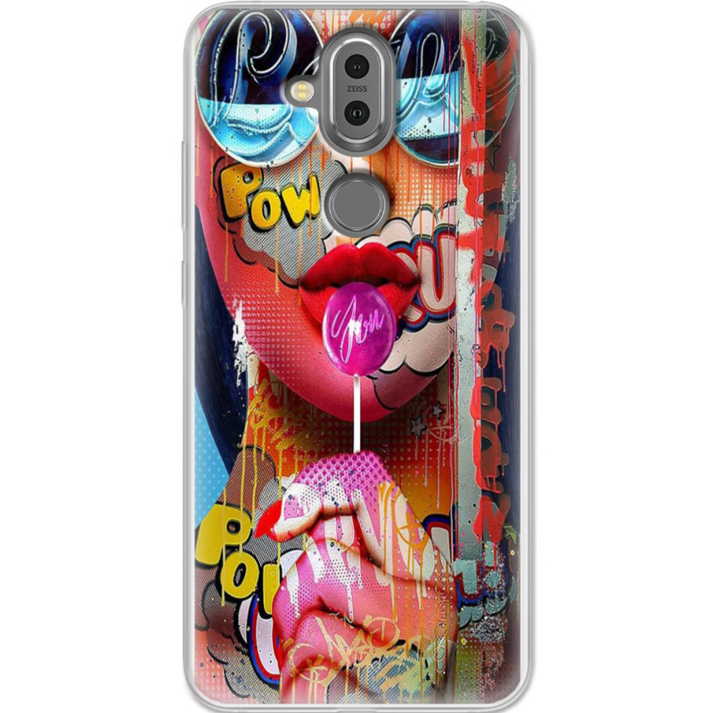 Чехол Uprint Nokia 8.1 Colorful Girl