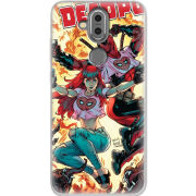 Чехол Uprint Nokia 8.1 Deadpool and Mary Jane