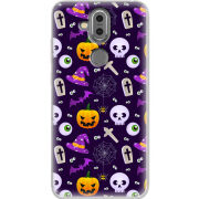 Чехол Uprint Nokia 8.1 Halloween Purple Mood