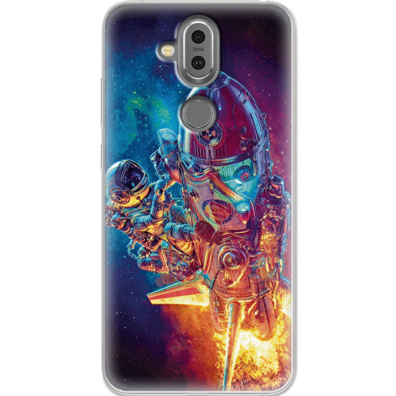 Чехол Uprint Nokia 8.1 Astronaut in Space