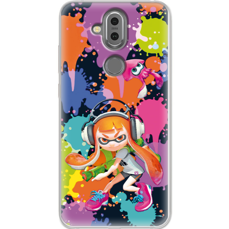 Чехол Uprint Nokia 8.1 Splatoon Inklings