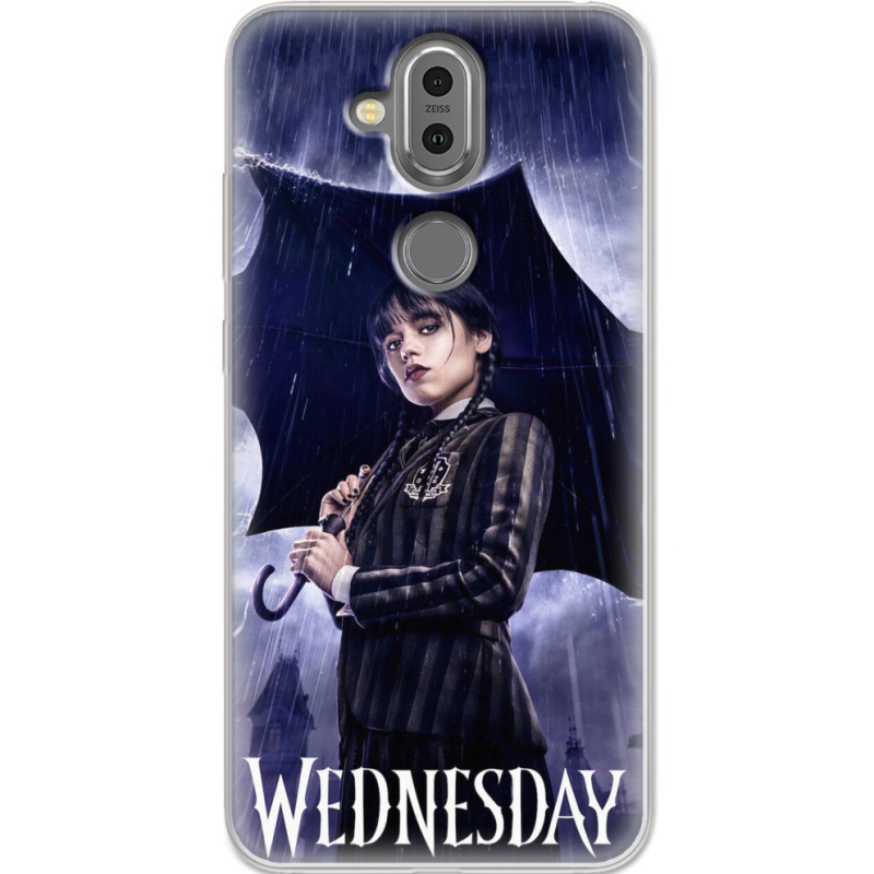 Чехол Uprint Nokia 8.1 Wednesday Addams