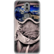 Чехол Uprint Nokia 8.1 snowboarder