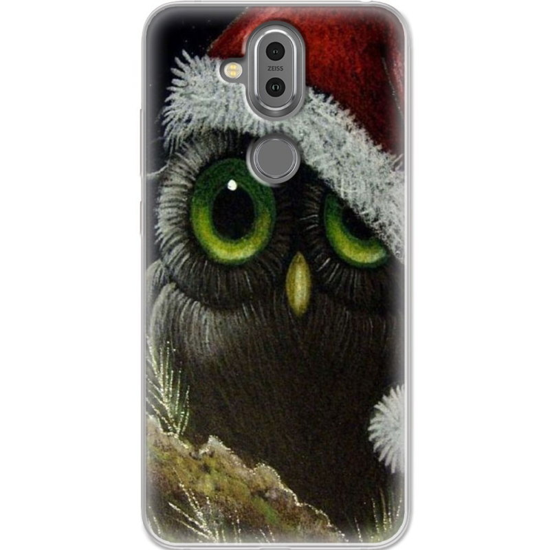 Чехол Uprint Nokia 8.1 Christmas Owl