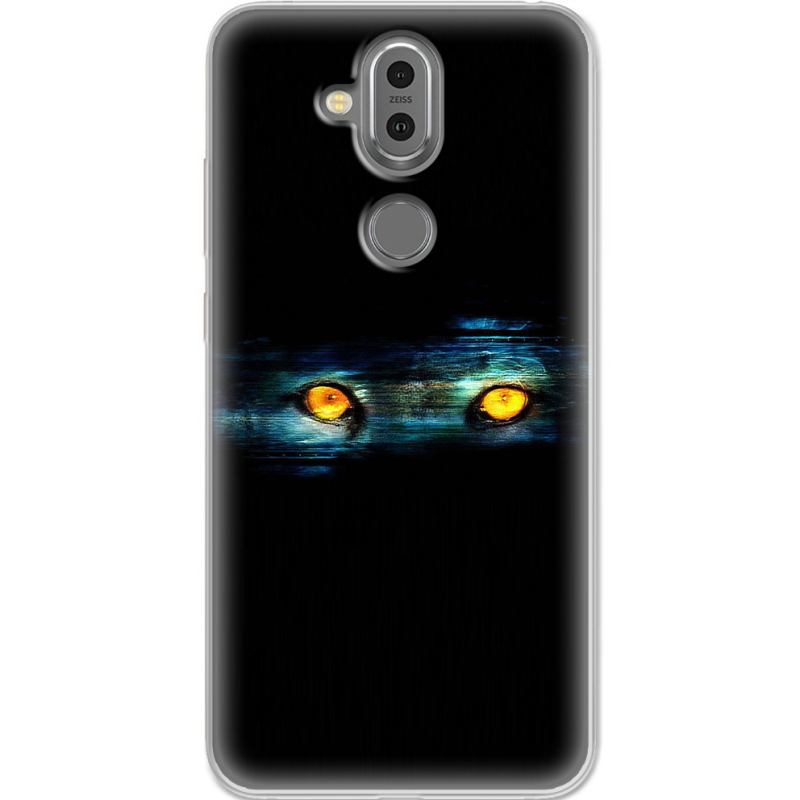 Чехол Uprint Nokia 8.1 Eyes in the Dark