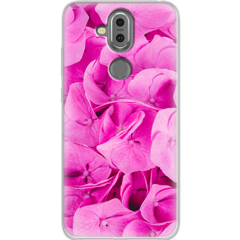 Чехол Uprint Nokia 8.1 Pink Flowers