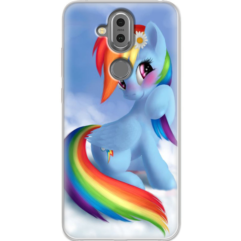 Чехол Uprint Nokia 8.1 My Little Pony Rainbow Dash
