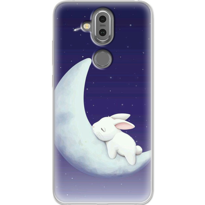 Чехол Uprint Nokia 8.1 Moon Bunny