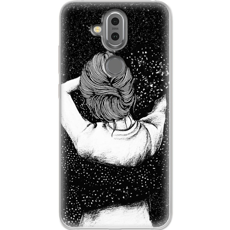 Чехол Uprint Nokia 8.1 Hugging Stars