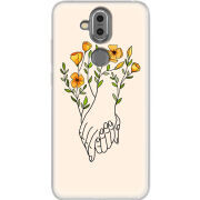 Чехол Uprint Nokia 8.1 Flower Hands