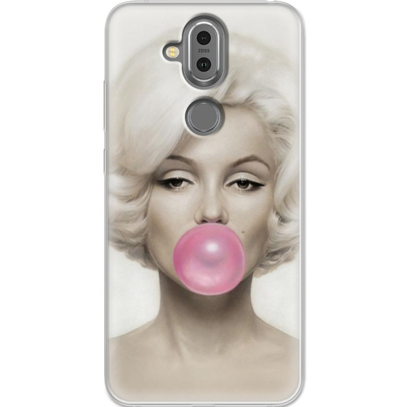 Чехол Uprint Nokia 8.1 Marilyn Monroe Bubble Gum