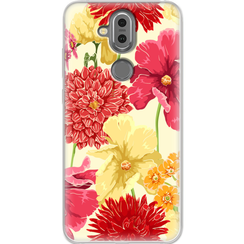 Чехол Uprint Nokia 8.1 Flower Bed