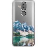 Прозрачный чехол Uprint Nokia 8.1 Blue Mountain