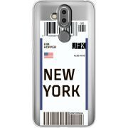 Прозрачный чехол Uprint Nokia 8.1 Ticket New York
