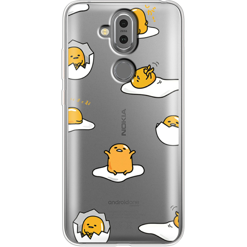 Прозрачный чехол Uprint Nokia 8.1 Gudetama