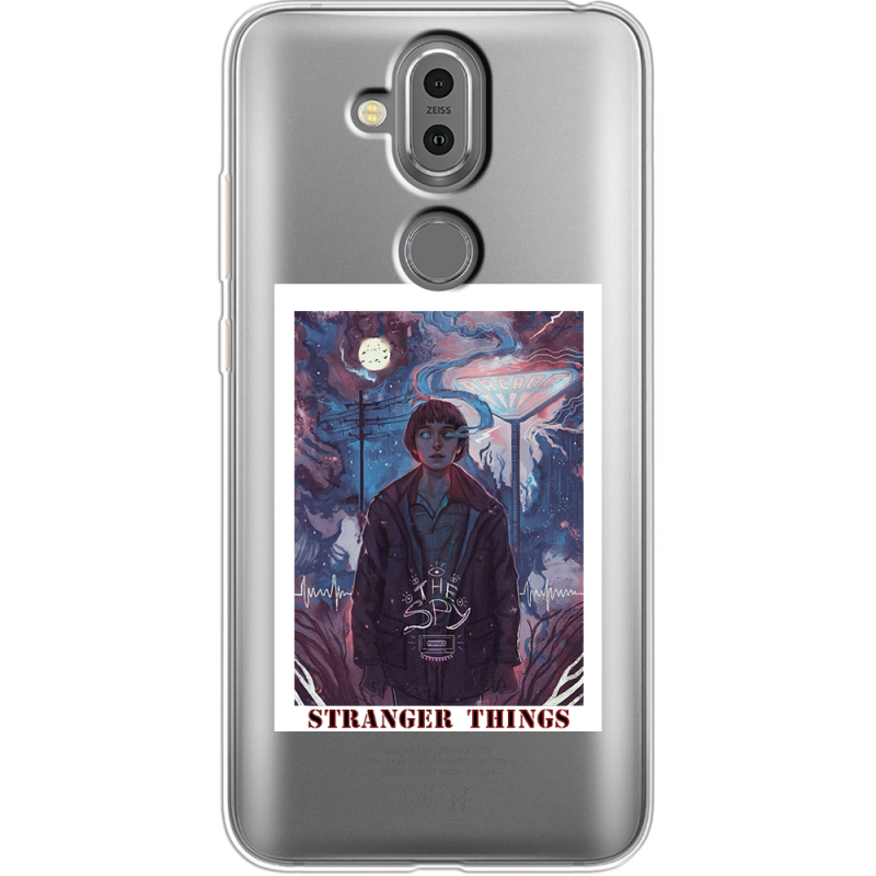 Прозрачный чехол Uprint Nokia 8.1 Stranger Things