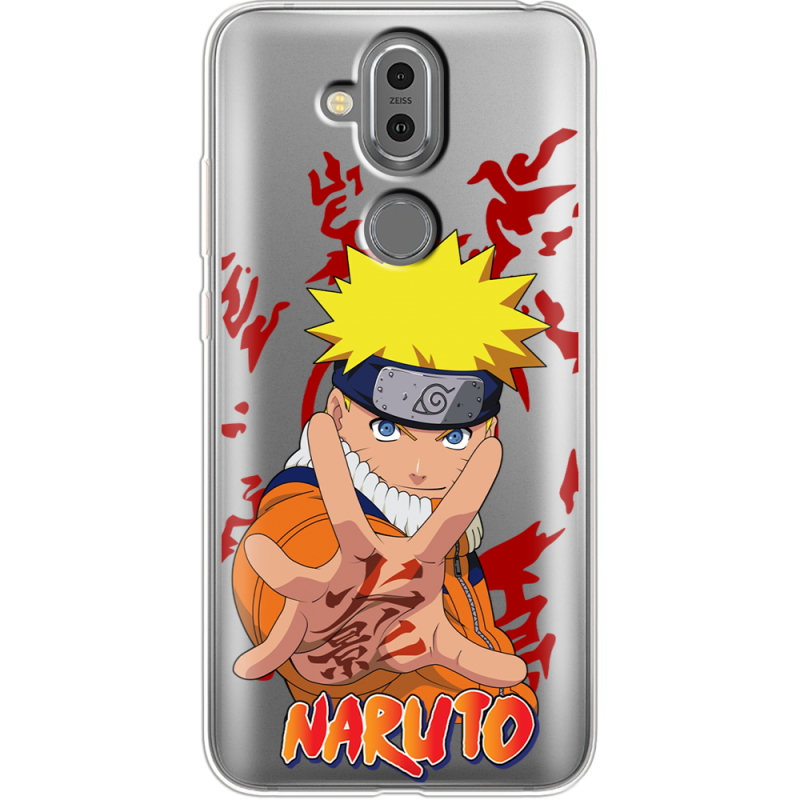 Прозрачный чехол Uprint Nokia 8.1 Naruto