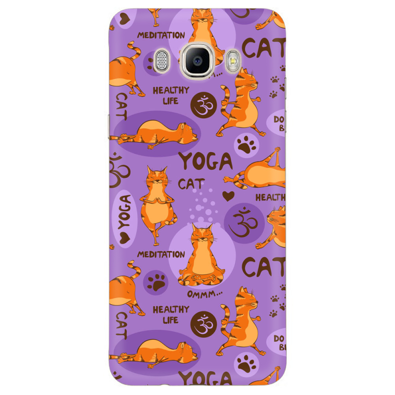 Чехол Uprint Samsung J510 Galaxy J5 2016 Yoga Cat