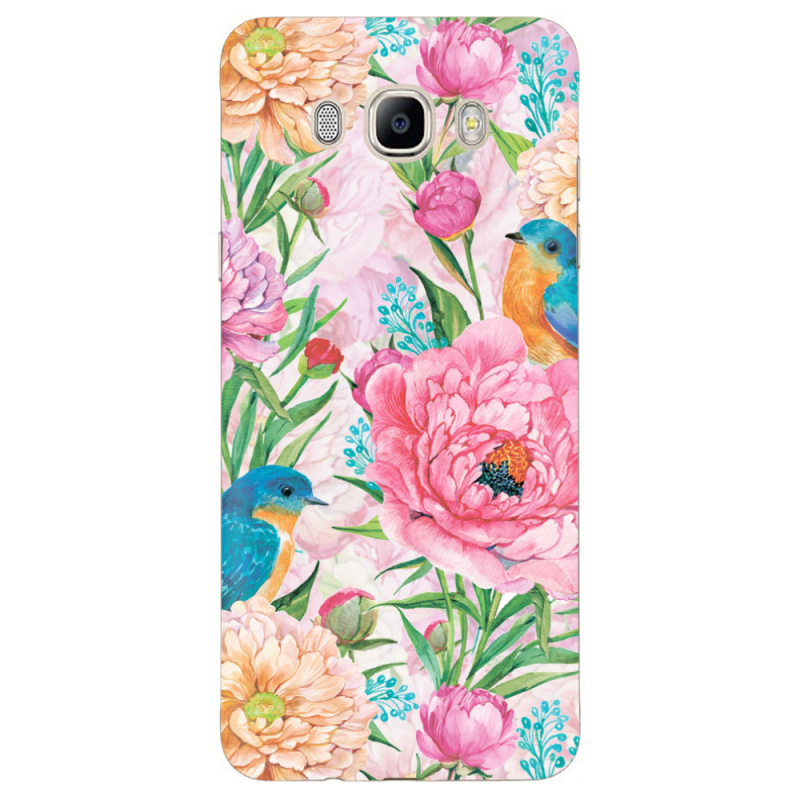 Чехол Uprint Samsung J510 Galaxy J5 2016 Birds in Flowers