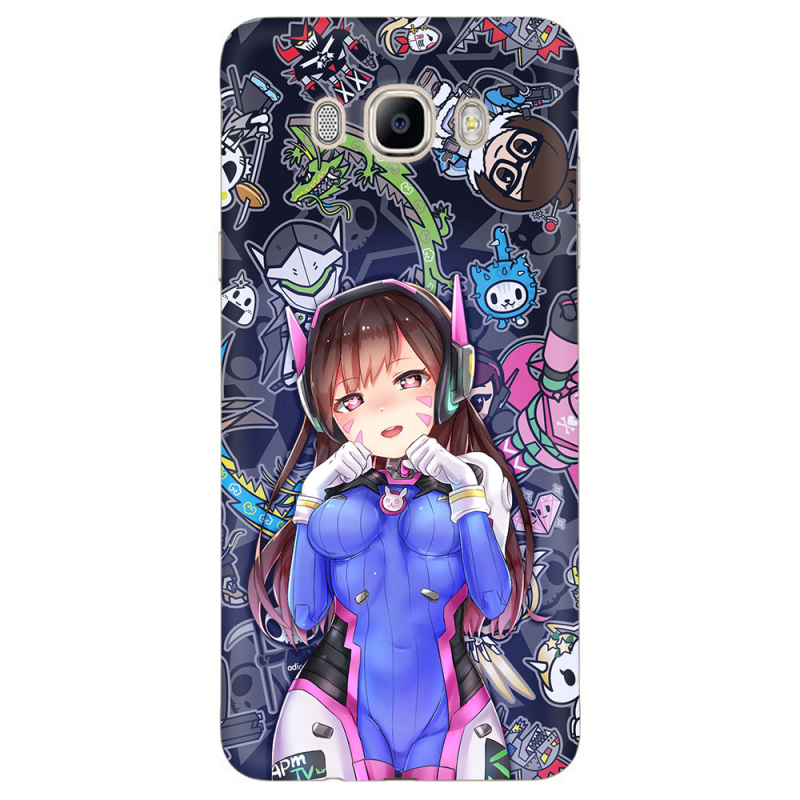 Чехол Uprint Samsung J510 Galaxy J5 2016 Overwatch D.VA