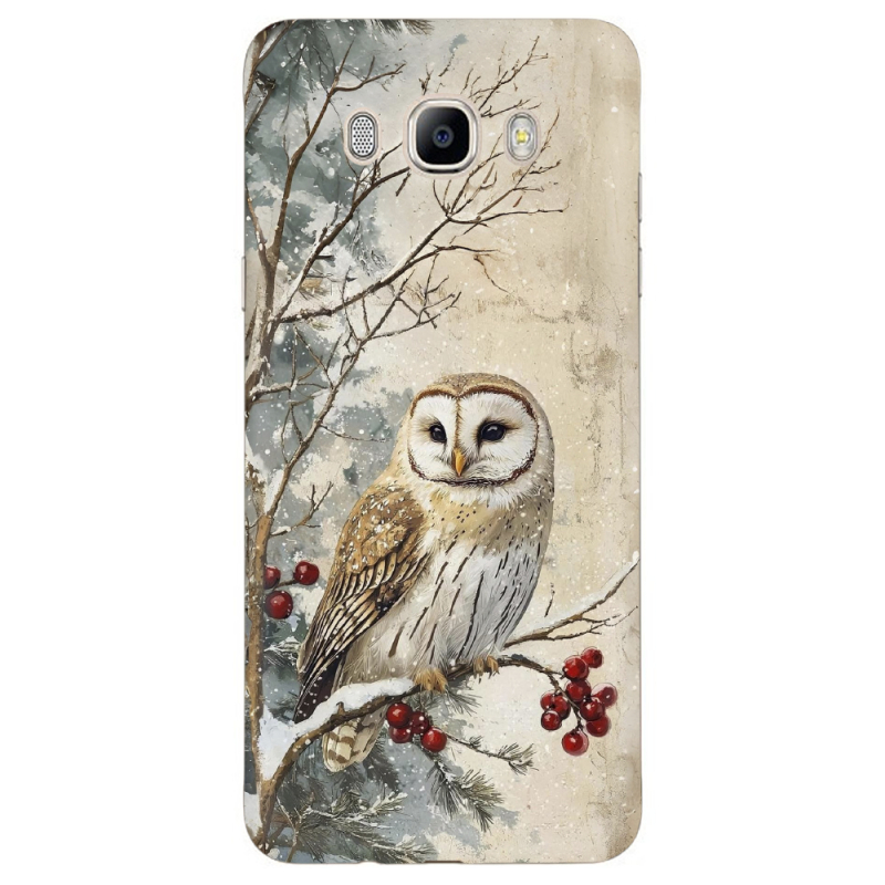 Чехол Uprint Samsung J510 Galaxy J5 2016 Christmas Owl