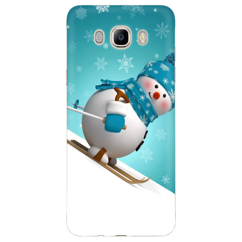 Чехол Uprint Samsung J510 Galaxy J5 2016 Skier Snowman