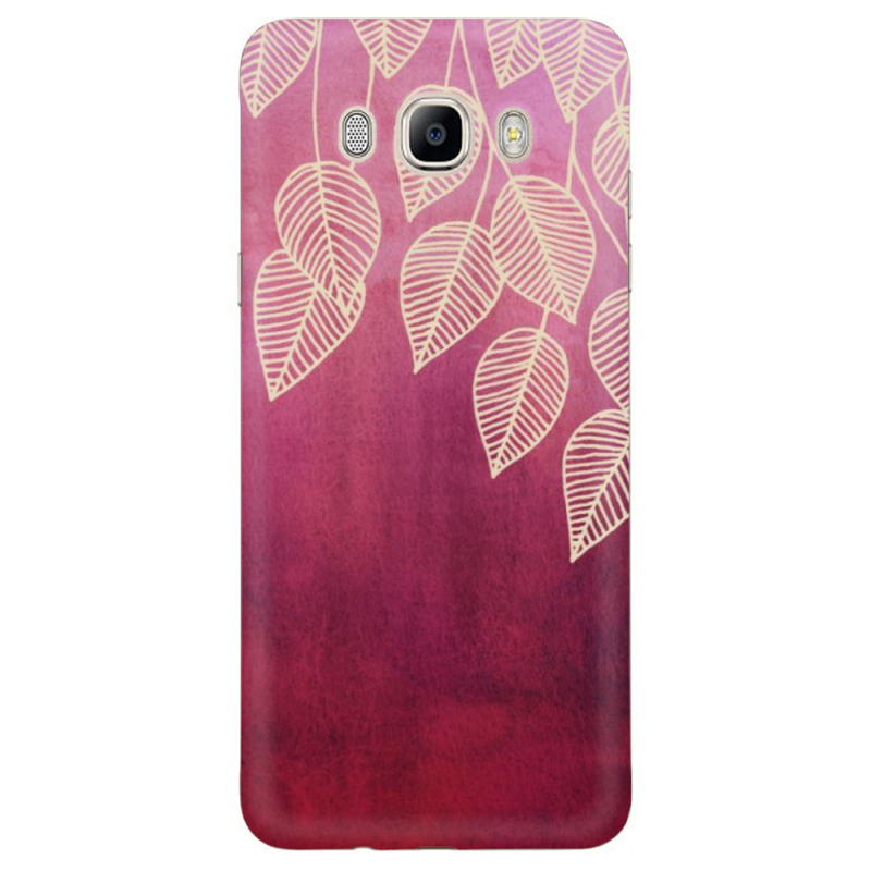 Чехол Uprint Samsung J510 Galaxy J5 2016 Gold Leaves