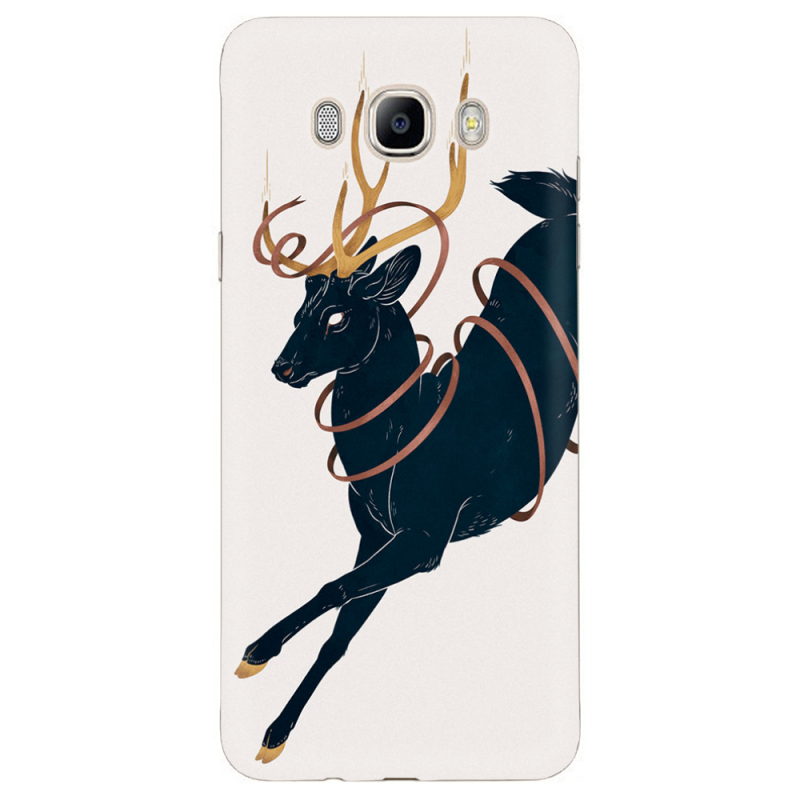 Чехол Uprint Samsung J510 Galaxy J5 2016 Black Deer