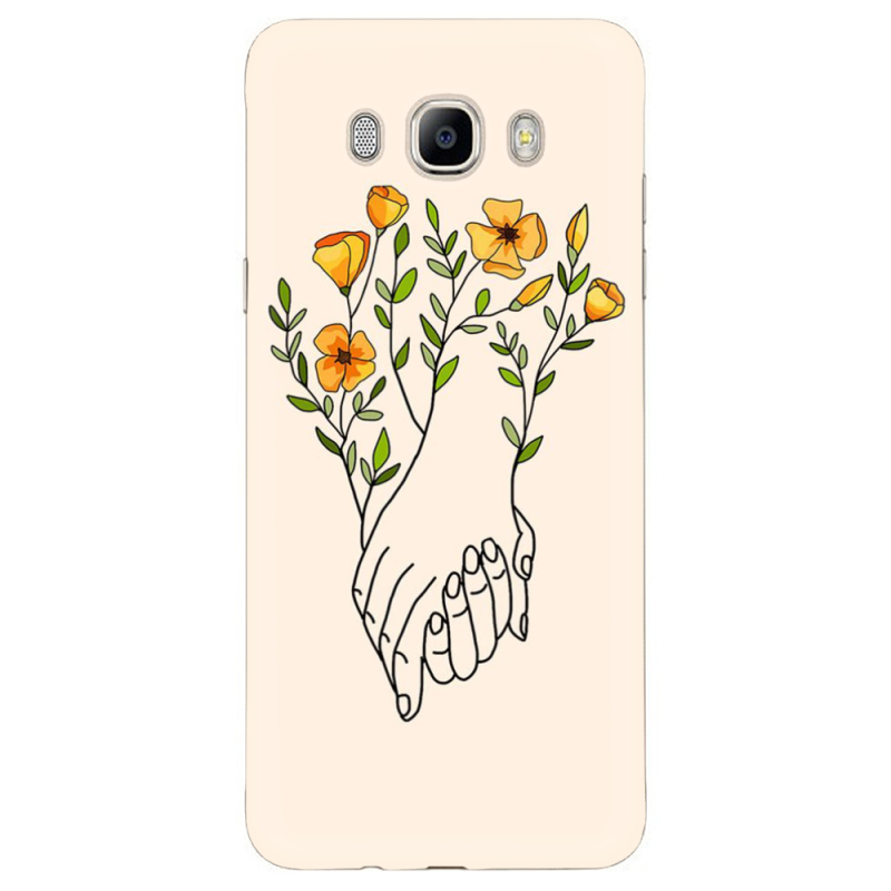 Чехол Uprint Samsung J510 Galaxy J5 2016 Flower Hands