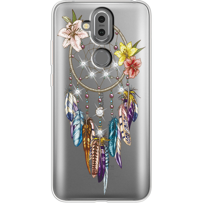 Чехол со стразами Nokia 8.1 Dreamcatcher