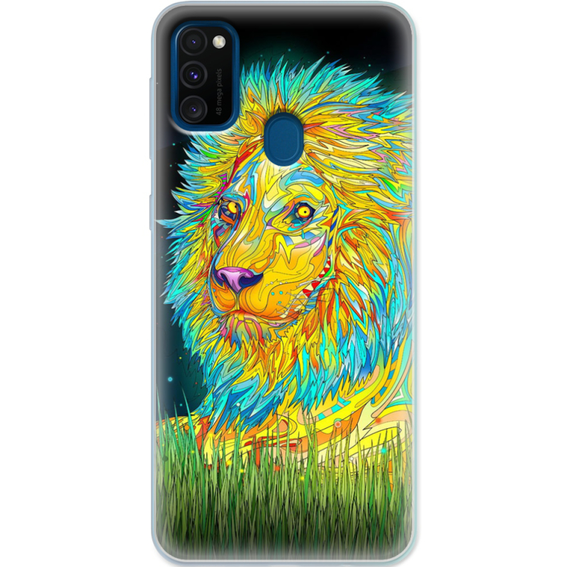 Чехол Uprint Samsung M307 Galaxy M30s Moonlight Lion