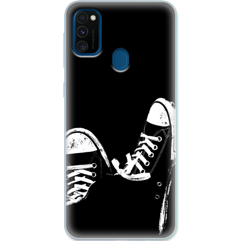 Чехол Uprint Samsung M307 Galaxy M30s Black Sneakers