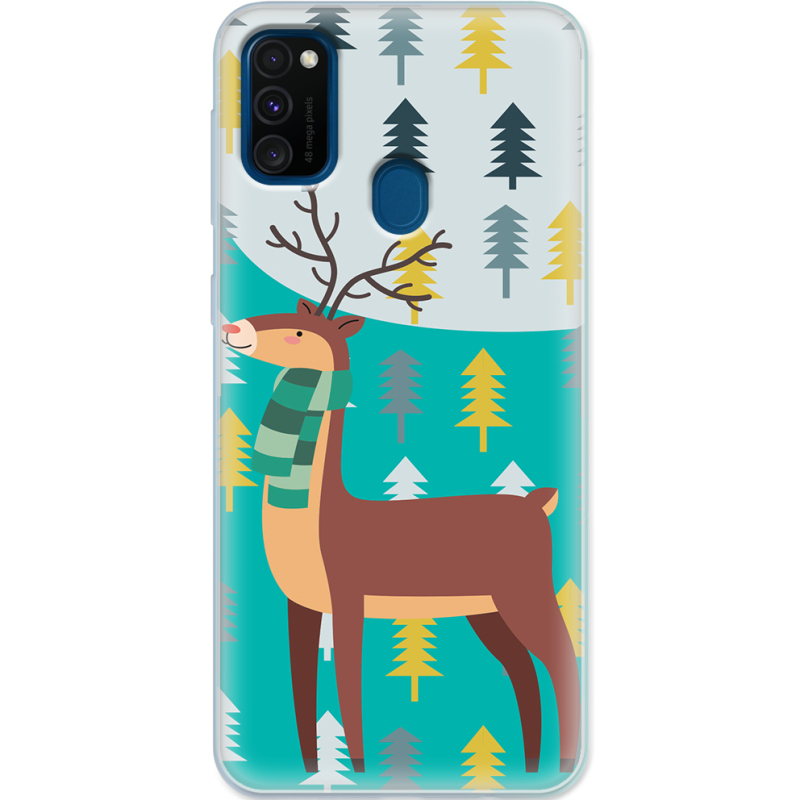 Чехол Uprint Samsung M307 Galaxy M30s Foresty Deer