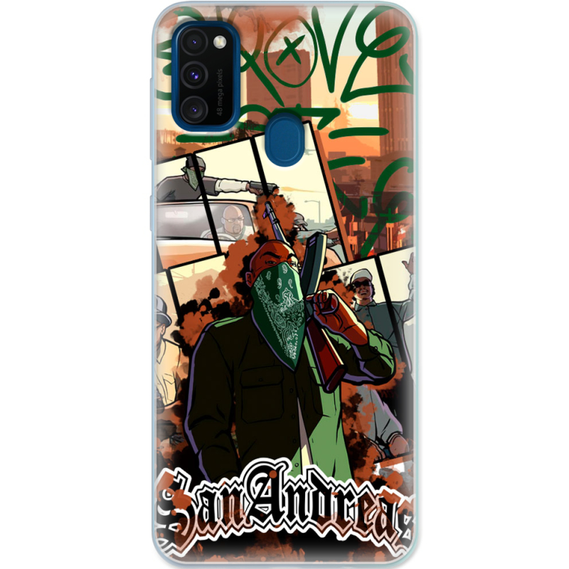 Чехол Uprint Samsung M307 Galaxy M30s GTA San Andreas