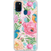 Чехол Uprint Samsung M307 Galaxy M30s Birds in Flowers