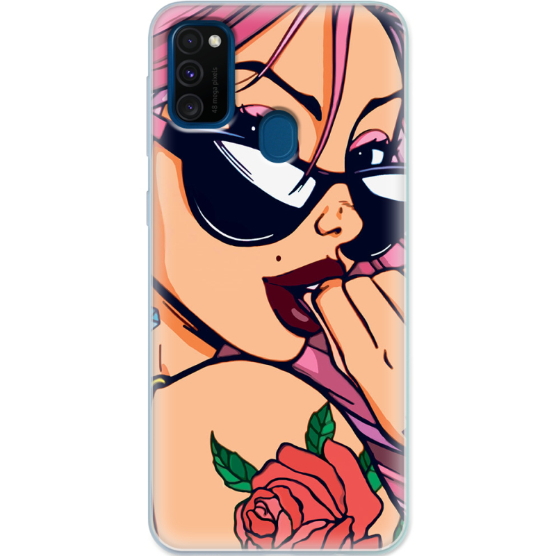 Чехол Uprint Samsung M307 Galaxy M30s Pink Girl