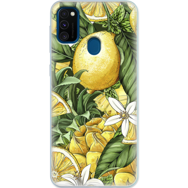 Чехол Uprint Samsung M307 Galaxy M30s Lemon Pattern