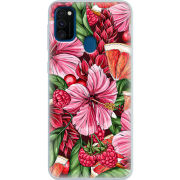 Чехол Uprint Samsung M307 Galaxy M30s Tropical Flowers