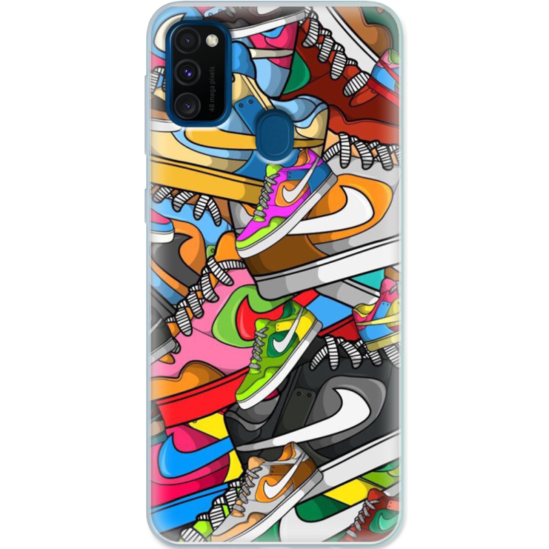 Чехол Uprint Samsung M307 Galaxy M30s Sneakers